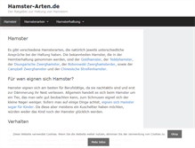 Tablet Screenshot of hamster-arten.de